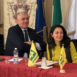 Giovanni Rosso e Monica Monticone (Coldiretti Asti)
