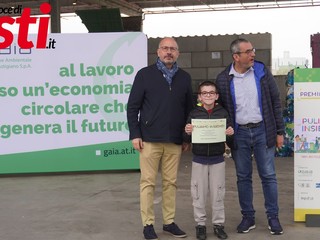 Rasero e il consigliere provinciale Andrea Gamba con il vincitore