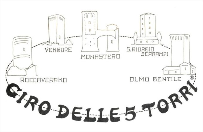 Giro delle 5 Torri nella Langa Astigiana: domenica 17 maggio la 19ª edizione della più grande manifestazione escursionistica piemontese Giro delle 5 Torri nella Langa Astigiana: domenica 17 maggio la 19ª edizione della più grande manifestazione escursionistica piemontese