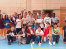 I ragazzi premiati ritratti con il presidente Vanzino
