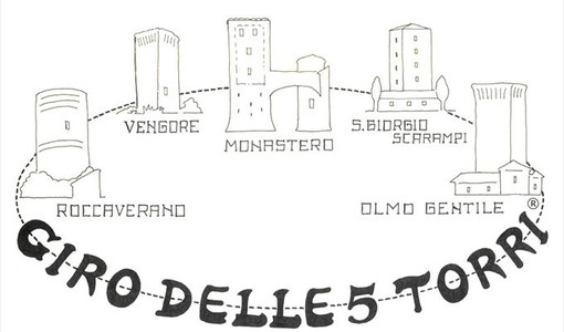 Giro delle 5 Torri nella Langa Astigiana: domenica 17 maggio la 19ª edizione della più grande manifestazione escursionistica piemontese