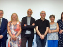 Il direttore generale Asl Gorgoni con il direttore sanitario Fabbo (al centro), durante la presentazione a Canelli