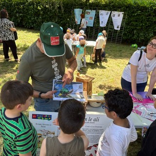 Immagini di alcuni momenti del pomeriggio di giochi e divertimento