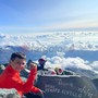 Gabriele Lovera in vetta al Monviso Gabriele Lovera in vetta al Monviso