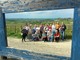 Scatto bucolico per i partecipanti ad un gruppo di cammino