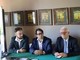 Un momento della presentazione con, da sinistra a destra: Alessandro Tarricone, Gianluca Tordi e il professor Giorgio Calabrese