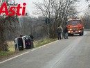 Un'immagine dell'incidente avvenuto sabato mattina