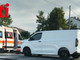 Viabilità paralizzata in corso Casale per un incidente tra moto e furgone