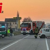 Caos viabilità all'altezza di Quarto dopo un incidente tra auto e moto