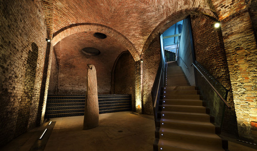 Uno scorcio delle splendide cantine Bosca Uno scorcio delle splendide cantine Bosca