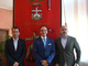 Il presidente della Regione Piemonte Alberto Cirio in visita istituzionale ad Asti
