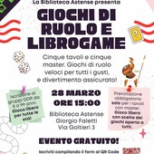 Asti, alla Biblioteca Astense un pomeriggio tra giochi da tavolo e avventure GDR