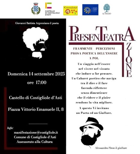 A Costigliole d'Asti un cabaret poetico per riflettere e sorridere