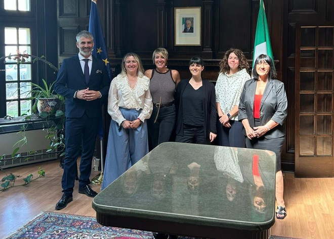 La delegazione in Canada