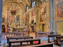 Il suggestivo interno della chiesa della Consolata