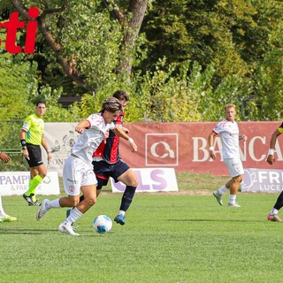 Daniel Bresciani, in azione contro il Gozzano (ph: MerfePhoto)