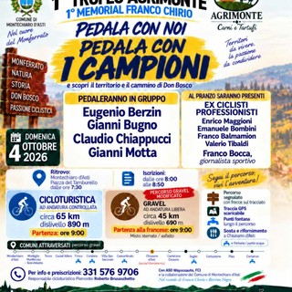 A Montechiaro il 1° Trofeo Agrimonte e Memorial Franco Chirio A Montechiaro il 1° Trofeo Agrimonte e Memorial Franco Chirio
