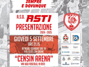 Asti Calcio: la presentazione ufficiale della società si terrà giovedì 5 settembre alle 21:15 presso lo Stadio Censin Bosia