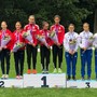 In foto: il podio della finale femminile under 15 a squadre