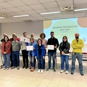 Nella foto la consegna del premio alle aziende della Rete WHP