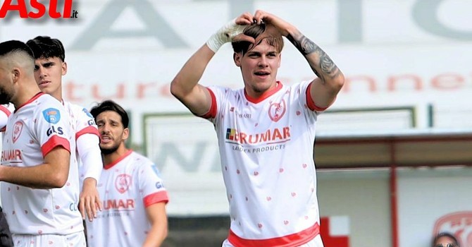 Gabriele Giacchino con la maglia dell’Asti nella stagione 2023-2024 (Ph: MerfePhoto)