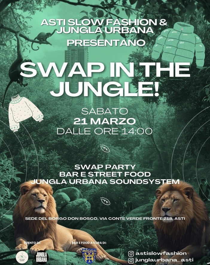 Torna lo Swap Party di Asti Slow Fashion