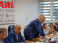 Il breve intervento del primo cittadino - Ph. Merfephoto - Efrem Zanchettin Il breve intervento del primo cittadino - Ph. Merfephoto - Efrem Zanchettin