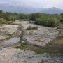 Il torrente Gesso in secca, a Cuneo Il torrente Gesso in secca, a Cuneo