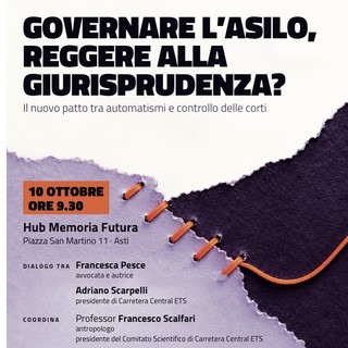 Diritto d’asilo e migrazioni, ad Asti un incontro sul nuovo Patto europeo