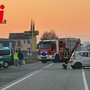 Caos viabilità all'altezza di Quarto dopo un incidente tra auto e moto Caos viabilità all'altezza di Quarto dopo un incidente tra auto e moto