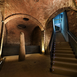 Uno scorcio delle splendide cantine Bosca