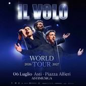 Asti Musica, il grande ritorno de Il Volo: i tre tenori infiammeranno piazza Alfieri il 6 luglio
