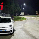 I rilievi del tamponamento multiplo in corso Casale (ph. Merfephoto)