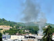 Canelli, intervento dei vigili del fuoco per un incendio su un camion carico di legna Canelli, intervento dei vigili del fuoco per un incendio su un camion carico di legna