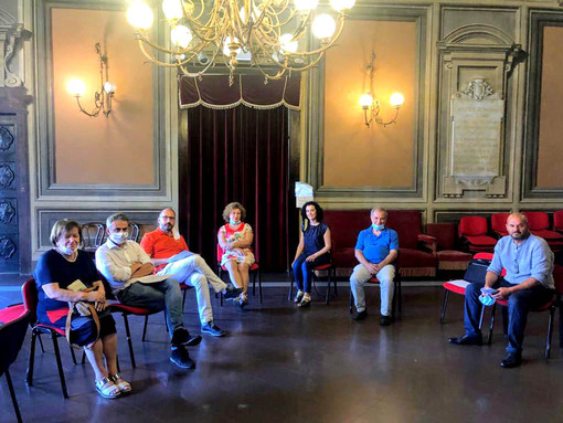 Un momento dell'incontro svoltosi in Comune ad Asti