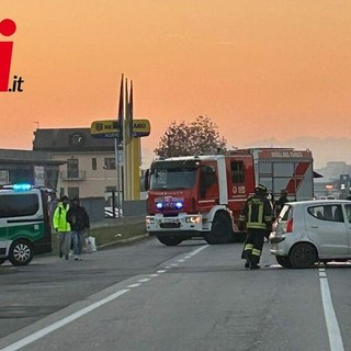 Caos viabilità all'altezza di Quarto dopo un incidente tra auto e moto