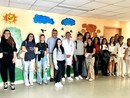 In foto il gruppo degli studenti accompagnati dal professor Bertelli e nell’incontro introduttivo con il direttore generale Francesco Arena e il direttore del Dipsa Katia Moffa