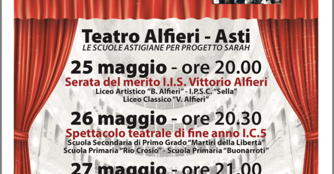 Asti unita per il Madagascar: scuole, spettacolo e solidarietà con Progetto Sarah ODV Asti unita per il Madagascar: scuole, spettacolo e solidarietà con Progetto Sarah ODV