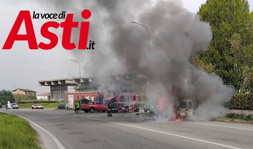 Immagini relative l'incendio Immagini relative l'incendio