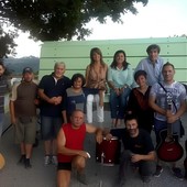 Un'immagine dell'inaugurazione della panchina, risalente al 2016 Un'immagine dell'inaugurazione della panchina, risalente al 2016
