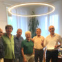 La costituzione del network: da sx L. Giordanino, M. Perolino, F. Marchese, U. Uberti, F. Gabbi, G.De Monte, G. Righini