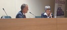Irene Roggero con il giornalista Massimiliano Peggio