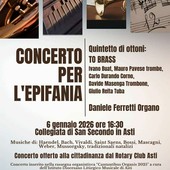 Concerto per l’Epifania: la musica degli ottoni e dell’organo risuona nella Collegiata di San Secondo Concerto per l’Epifania: la musica degli ottoni e dell’organo risuona nella Collegiata di San Secondo