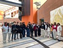 Gli studenti e le docenti dei licei classico e scientifico, i Coordinatori tecnici, i Tecnici di Laboratorio Biomedico e di Radiologia Medica e la responsabile dell’Area Diagnostica della Direzione delle Professioni Sanitarie