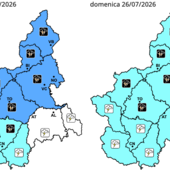 Temporali in arrivo sul Piemonte: domani sarà allerta gialla su tutta la regione Temporali in arrivo sul Piemonte: domani sarà allerta gialla su tutta la regione