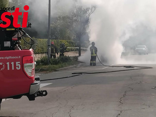 Immagini relative l'incendio