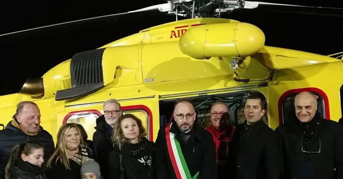 L'inaugurazione della pista nel 2018