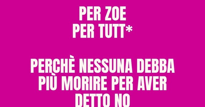 Asti scende  in piazza per Zoe Trinchero con Non una di meno: "Perché nessuna debba più morire per avere detto no"