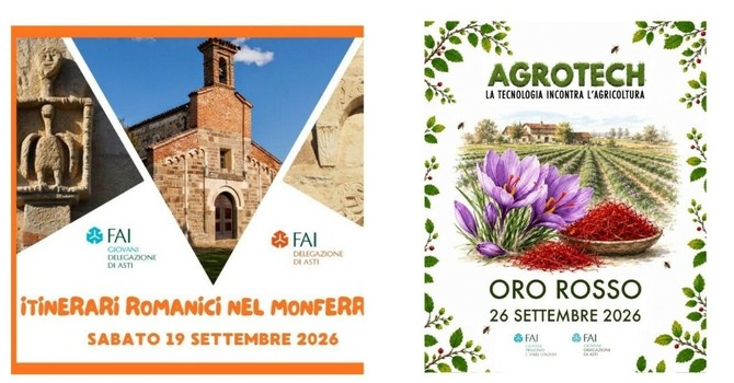 Cammini storici e oro rosso: il settembre del Fai Giovani nell'Astigiano Cammini storici e oro rosso: il settembre del Fai Giovani nell'Astigiano