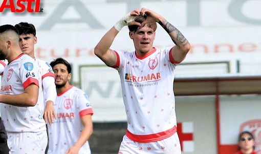 Gabriele Giacchino con la maglia dell’Asti nella stagione 2023-2024 (Ph: MerfePhoto)